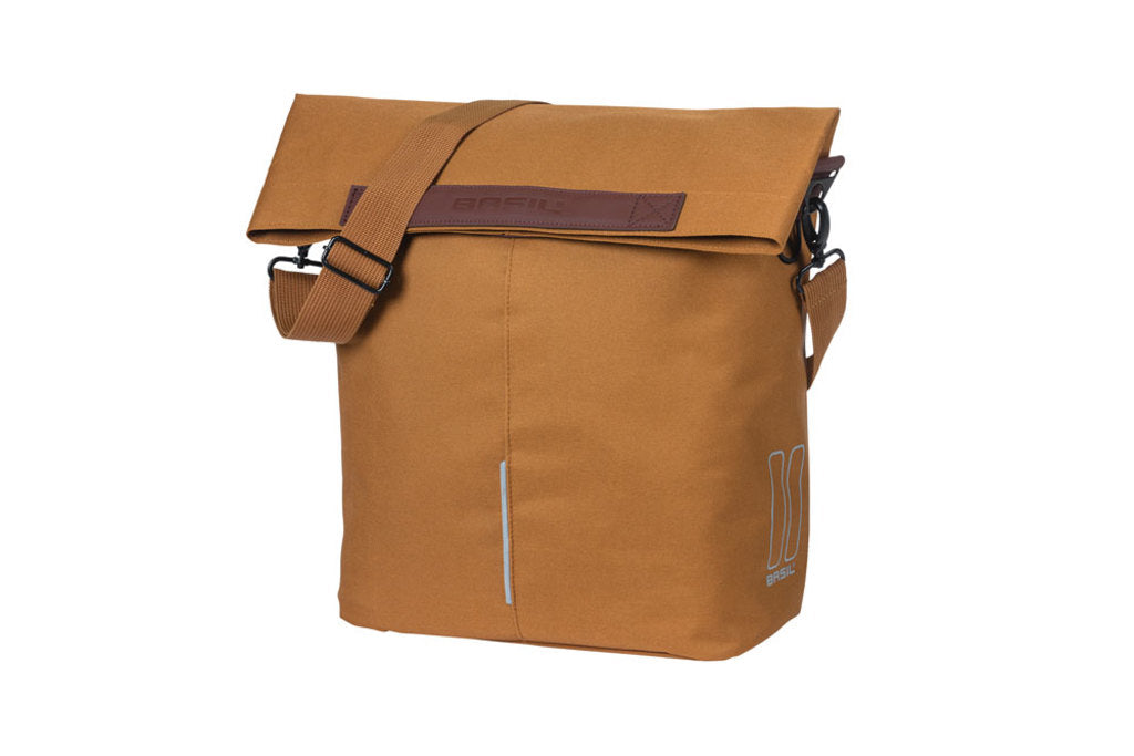 Enkele Fietstas Basil City - Camel Brown 14-16 Liter Enkele Fietstas Basil City - Camel Brown 14-16 Liter